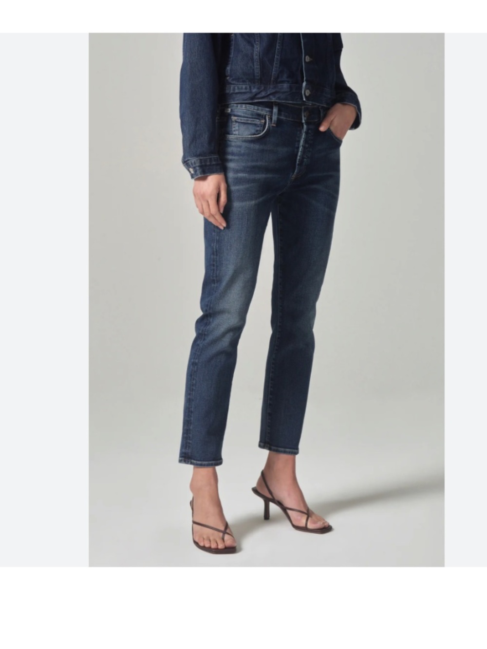 Citizens of Humanity Emerson Slim Boyfriend Ankle Jean El Dorado 28